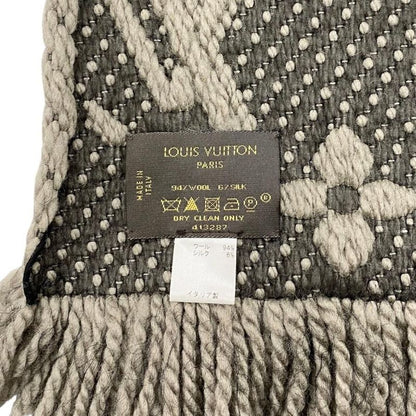 Louis Vuitton Muffler - Echarpe - Logomania 413287 Wool Silk Monogram Brown