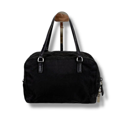 Prada Evening Heart Mini Handbag Black Nero Tessuto Nylon Beads