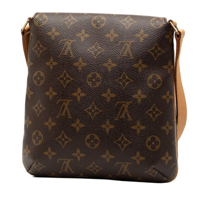 Louis Vuitton Monogram Musette Salsa Short Crossbody Shoulder Bag Brown