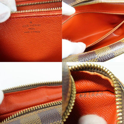 Louis Vuitton Shoulder Bag Trocadero PM N48085 Damier Ebene Brown Crossbody SP