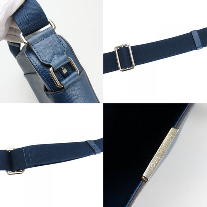 Louis Vuitton Shoulder Bag Anton Messenger PM M33426 Taiga Blue Marine Navy