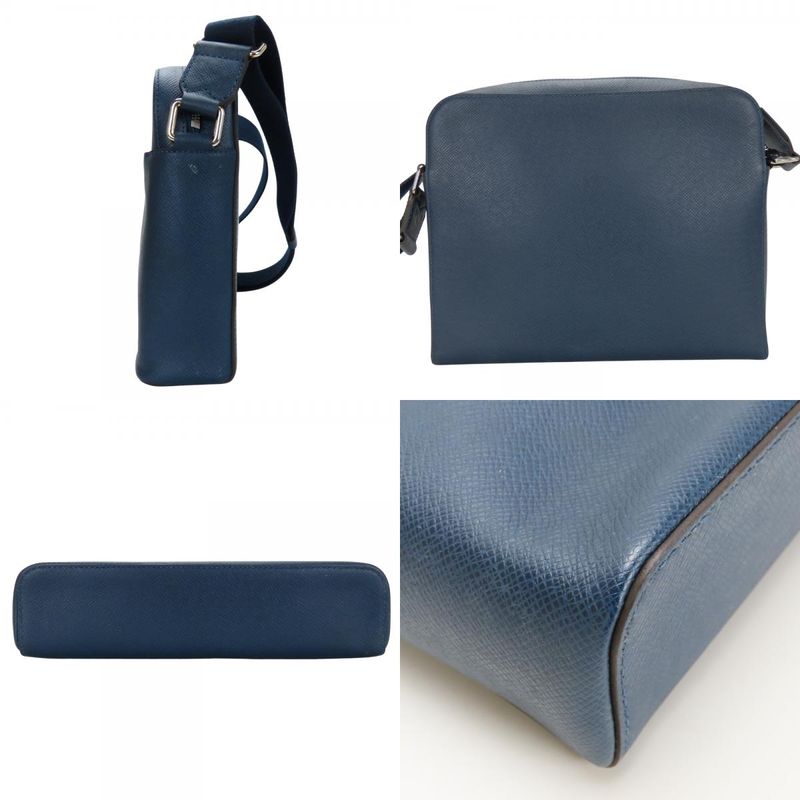 Louis Vuitton Shoulder Bag Anton Messenger PM M33426 Taiga Blue Marine Navy