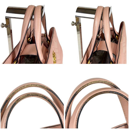 Gucci 2-Way Shoulder Bag Handbag Ggmarmont Pink Leather Quilting