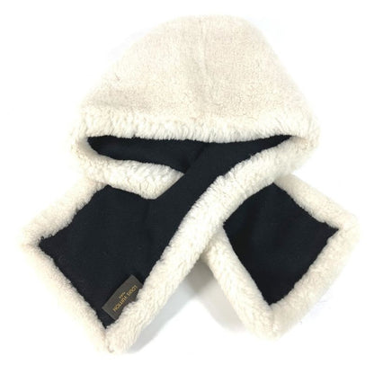 Louis Vuitton Muffler Echarpe Shear Ring Darling Cashmere White Scarf