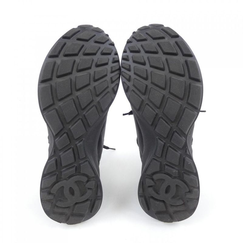 Chanel Size 37 Black Sneakers