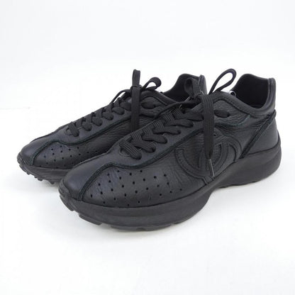 Chanel Size 37 Black Sneakers