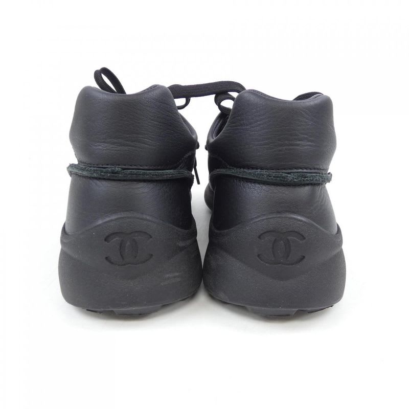 Chanel Size 37 Black Sneakers