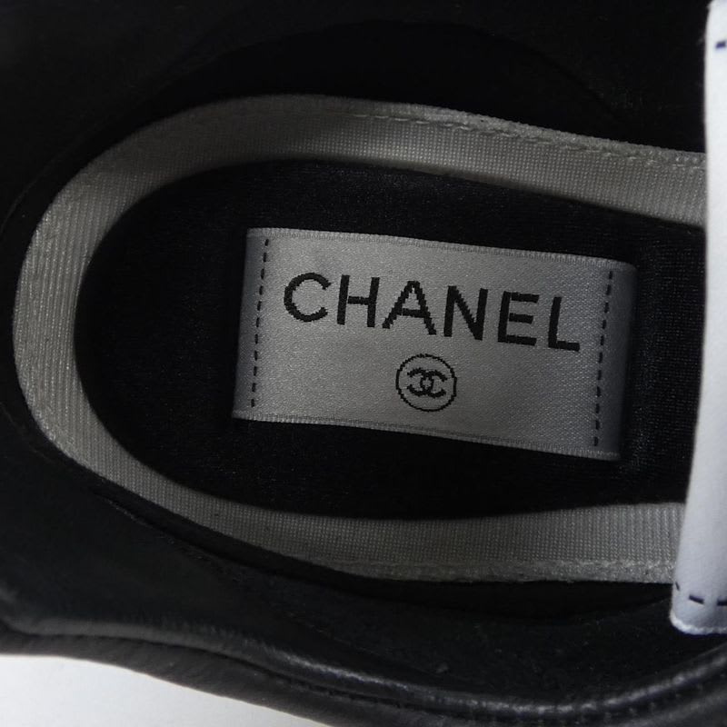 Chanel Size 37 Black Sneakers