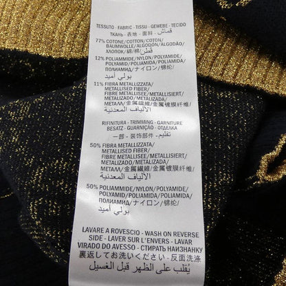 Gucci GG Cotton Lame Fabric Top W83 Knit