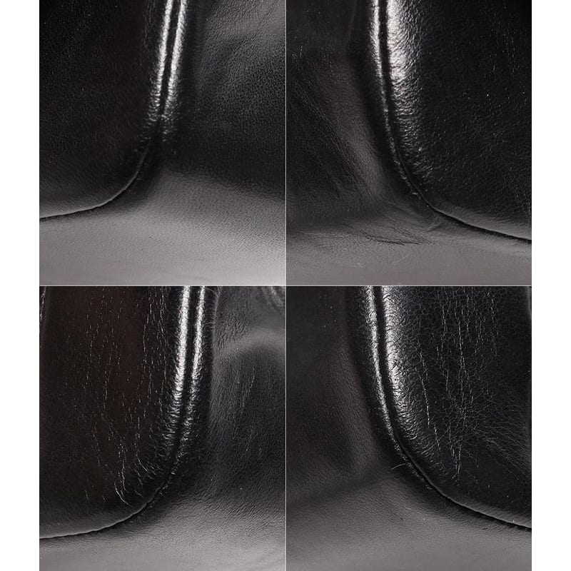 Chanel Chain Leather Shoulder Bag Coco Mark Gold Hardware Diana 22 Women's