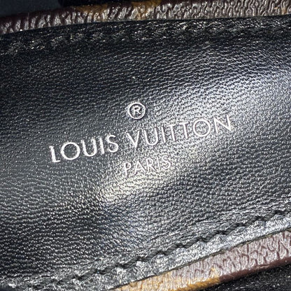 Louis Vuitton Loafer Leather Shoes Upper Case Line Monogram Flat