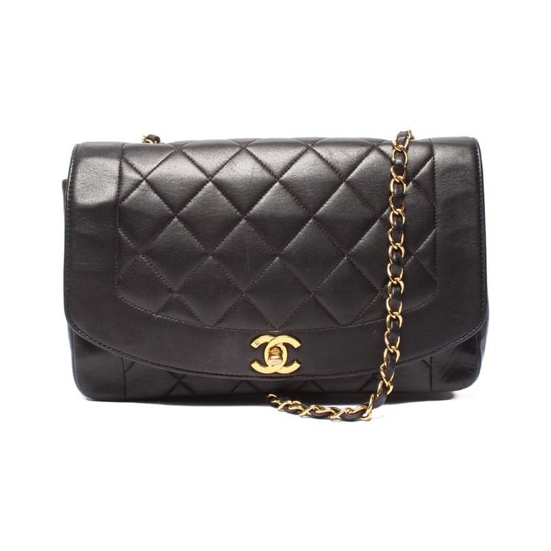 Chanel Chain Shoulder Bag Matelasse Gold Hardware Lambskin Single Crossbody