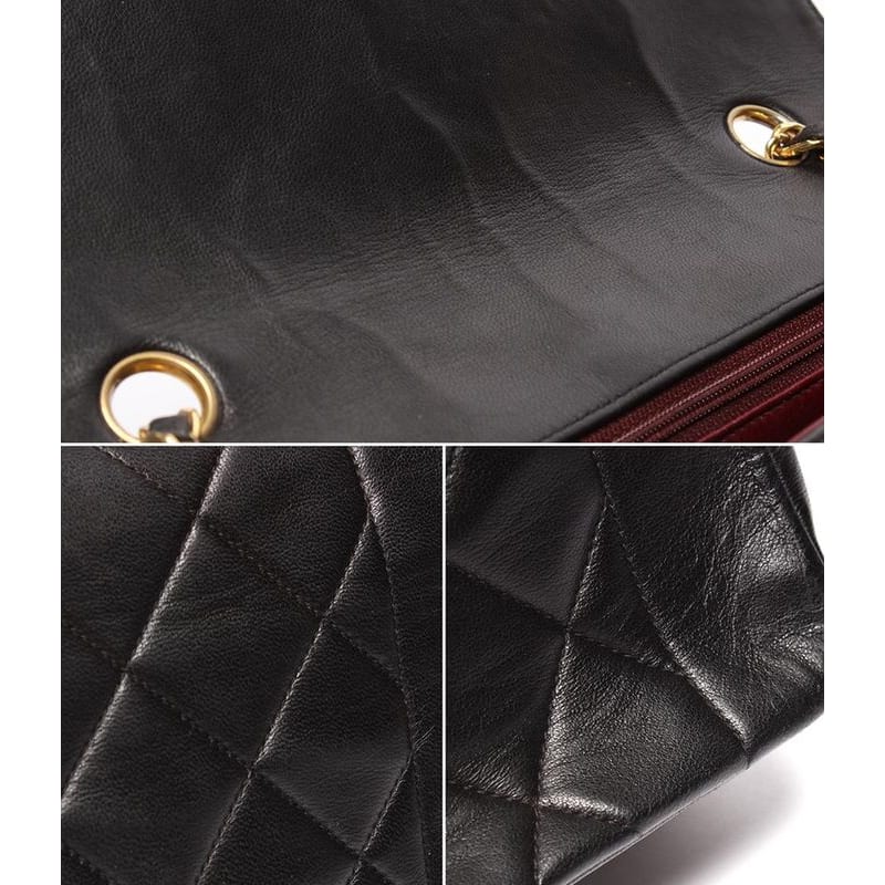 Chanel Chain Shoulder Bag Matelasse Gold Hardware Lambskin Single Crossbody