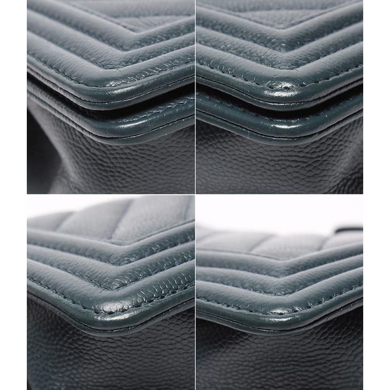 Chanel Chain Shoulder Bag Boy Chanel 25 Gold Hardware V Stitch Caviar Skin