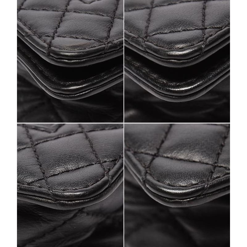 Chanel Chain Shoulder Bag Boy Chanel 28 Chain Detail Gunmetallic Matelasse