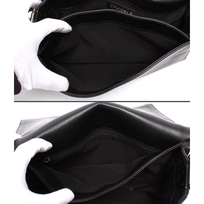 Chanel Chain Shoulder Bag Boy Chanel 28 Chain Detail Gunmetallic Matelasse