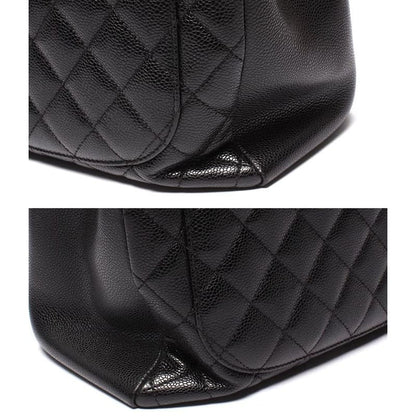 Chanel Chain Tote Bag Grand Shopping GST Silver Hardware Caviar Skin Matelasse