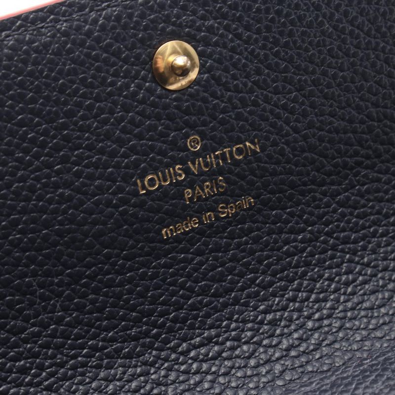 Louis Vuitton Bifold Long Wallet Portefeuille Pont Neuf Monogram Empreinte