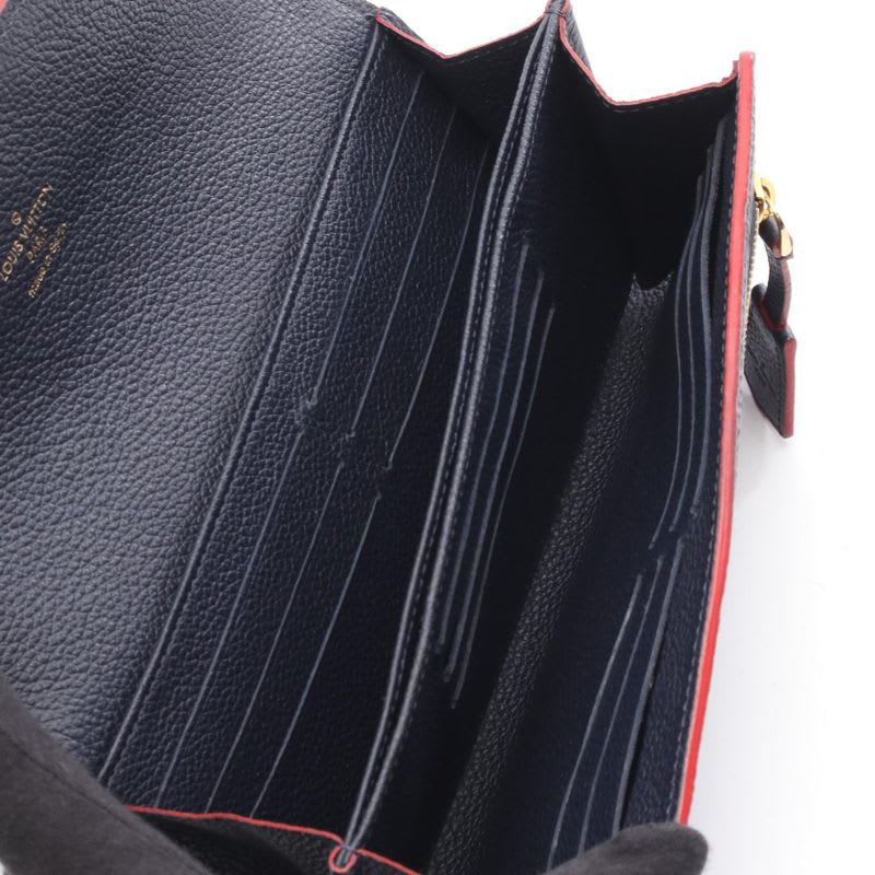 Louis Vuitton Bifold Long Wallet Portefeuille Pont Neuf Monogram Empreinte