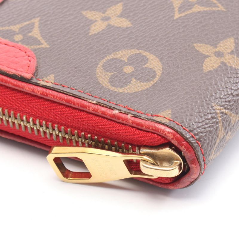 Louis Vuitton Round Long Wallet Zippy Retiro Sleeves Leather