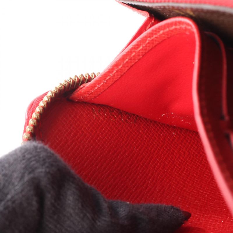 Louis Vuitton Round Long Wallet Zippy Retiro Sleeves Leather