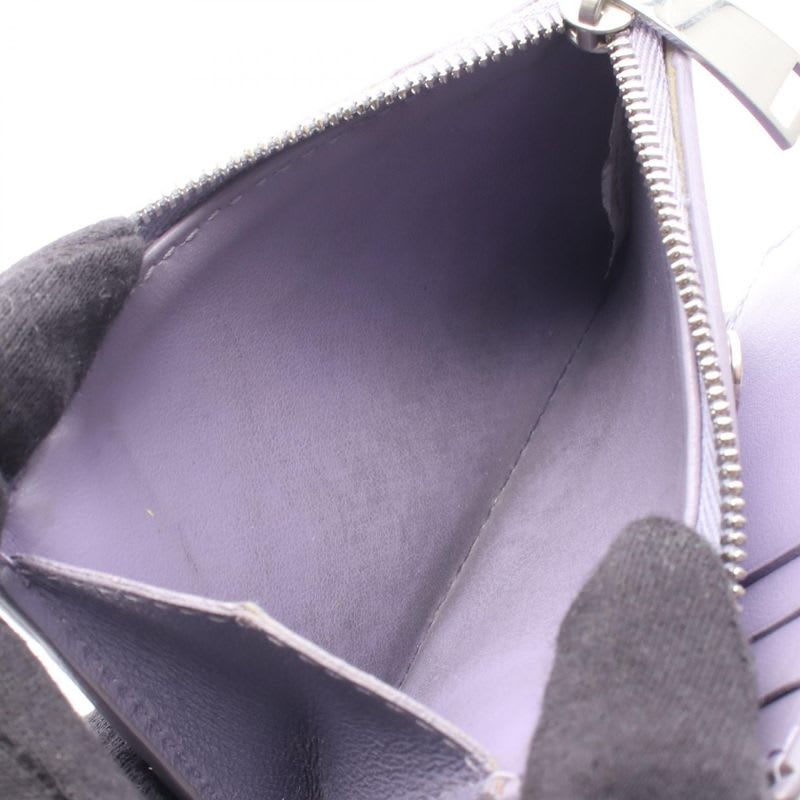 Bottega Veneta Bifold Wallet Intrecciato Purple Leather