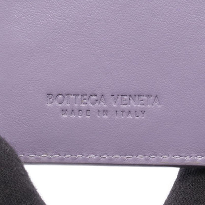 Bottega Veneta Bifold Wallet Intrecciato Purple Leather