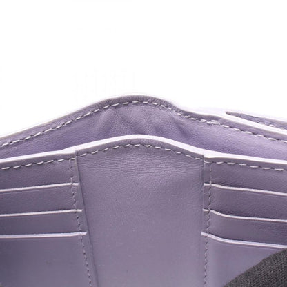 Bottega Veneta Bifold Wallet Intrecciato Purple Leather