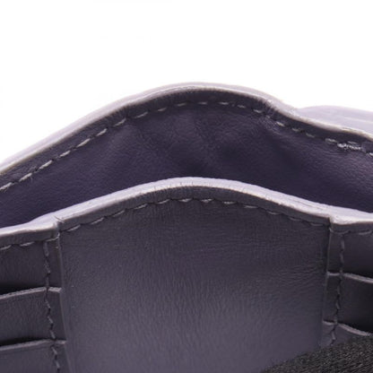 Bottega Veneta Bifold Wallet Intrecciato Purple Leather