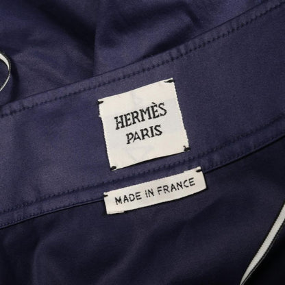 Hermes Skirt Mermaid Blue Cotton Long