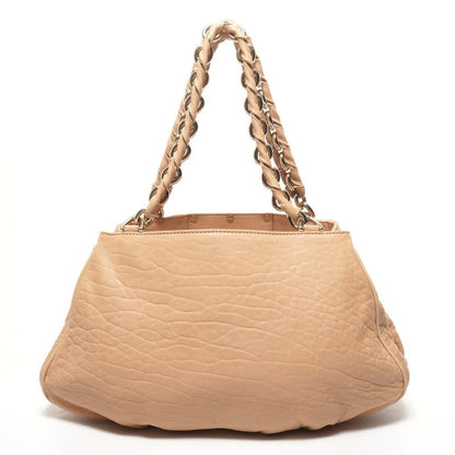 Fendi Shoulder Bag Mia Mamma Leather Chain Bucket