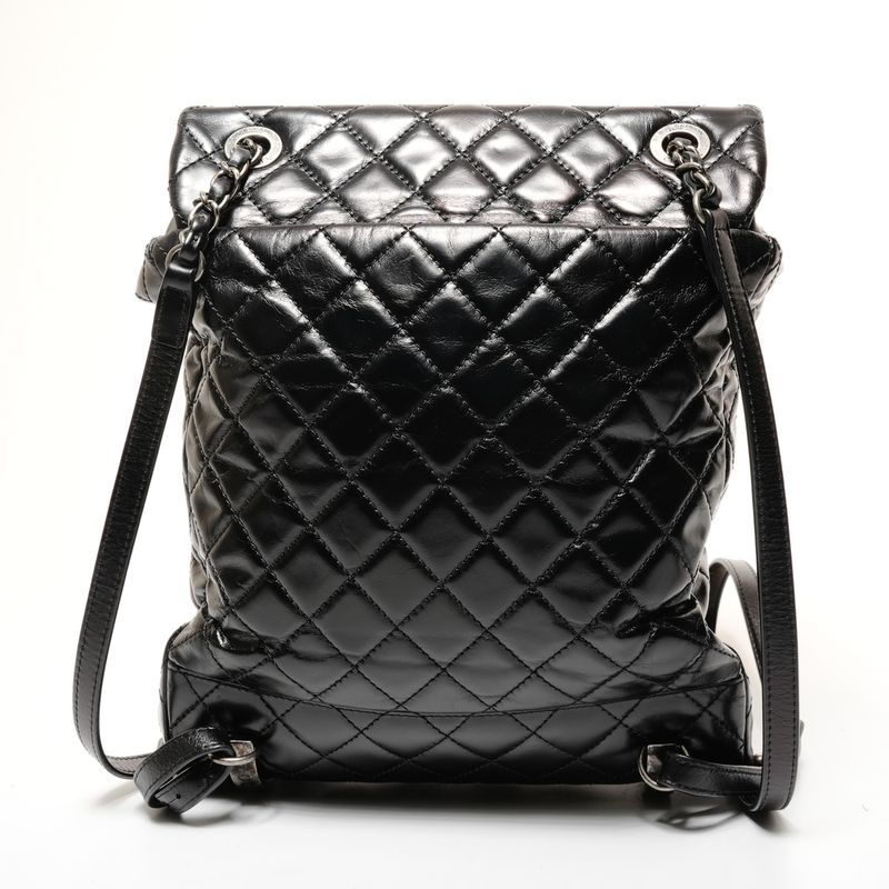 Chanel Backpack Quilted Leather