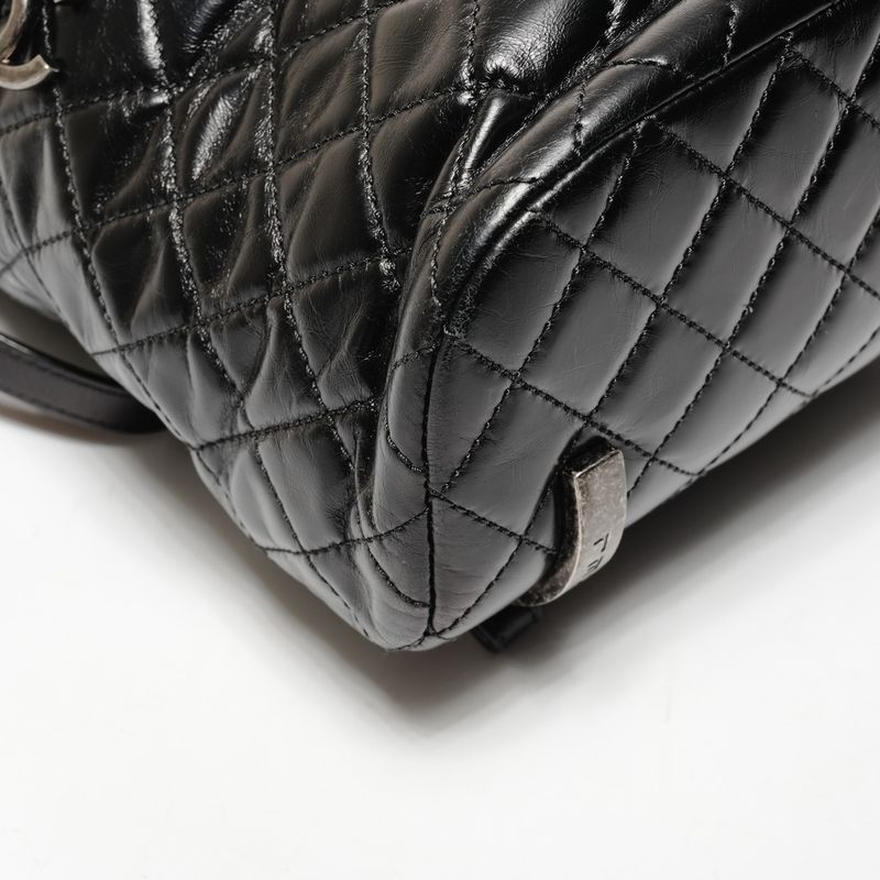 Chanel Backpack Quilted Leather