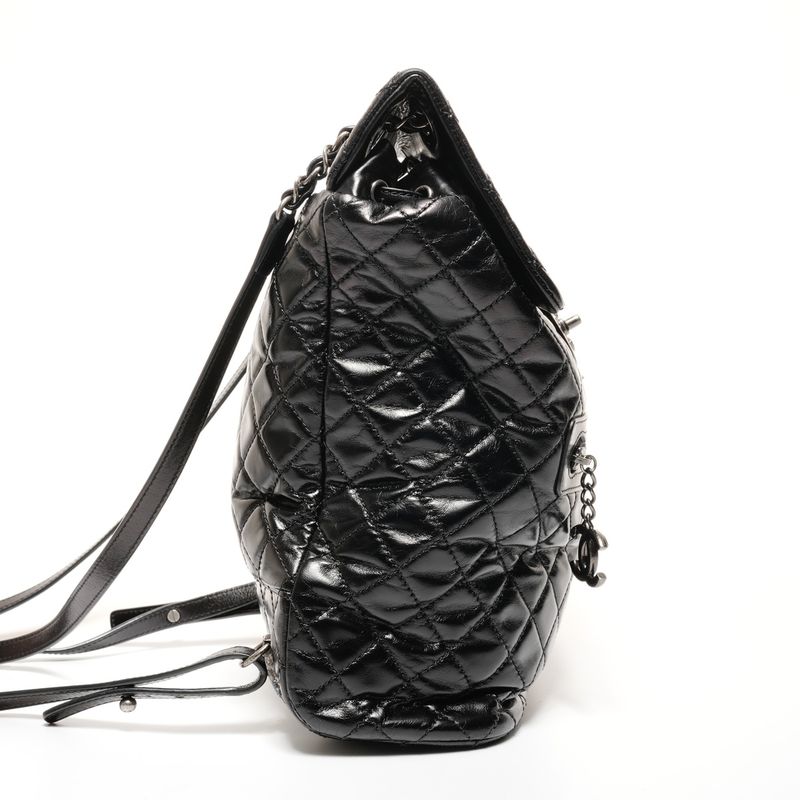 Chanel Backpack Quilted Leather