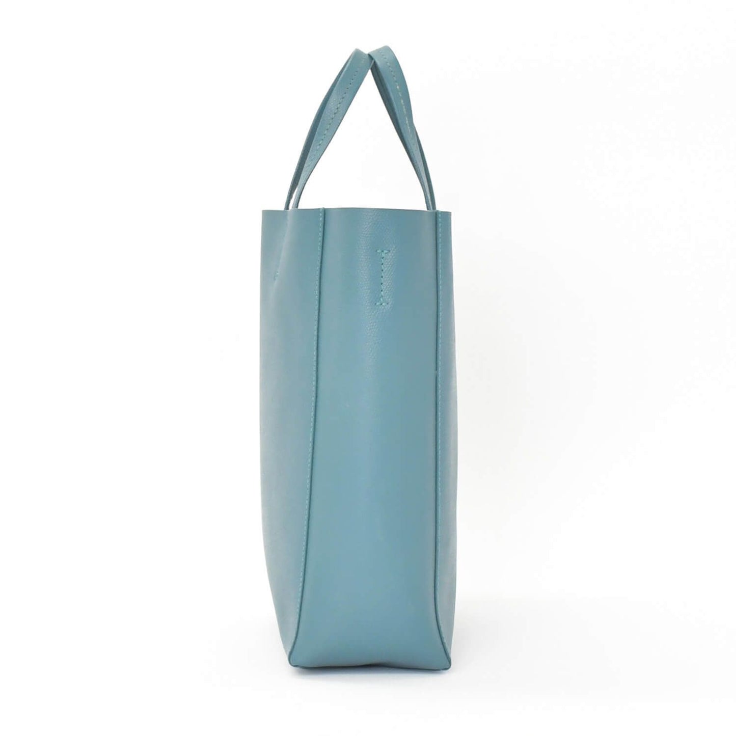 Celine Vertical Cabas Mall 2-Way Tote Bag Blue Celadon Calfskin Gold — view 3