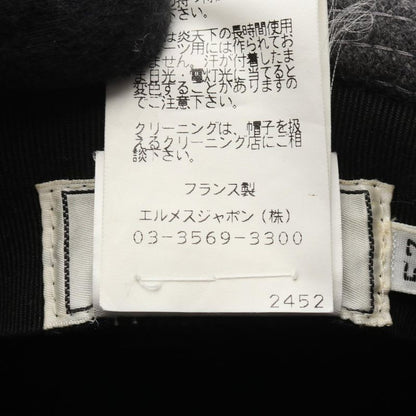 Hermes Hat Gray Silk