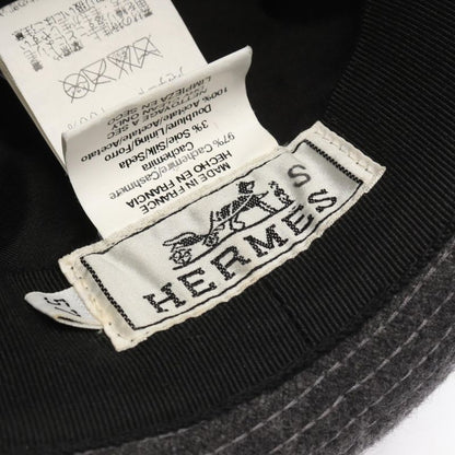 Hermes Hat Gray Silk
