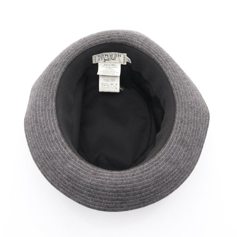 Hermes Hat Gray Silk