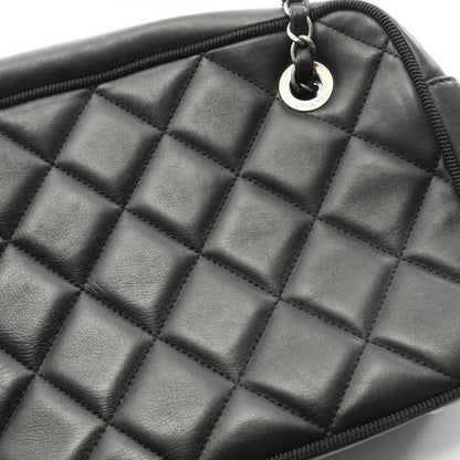Chanel Chanel Shoulder Bag Quilted Black Lamb Skin Diamond Stitch Coco