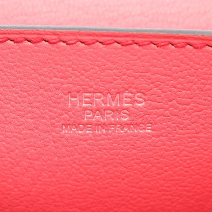 Hermes Shoulder Bag Opry 24 ck Geranium Rose Azalea Leather