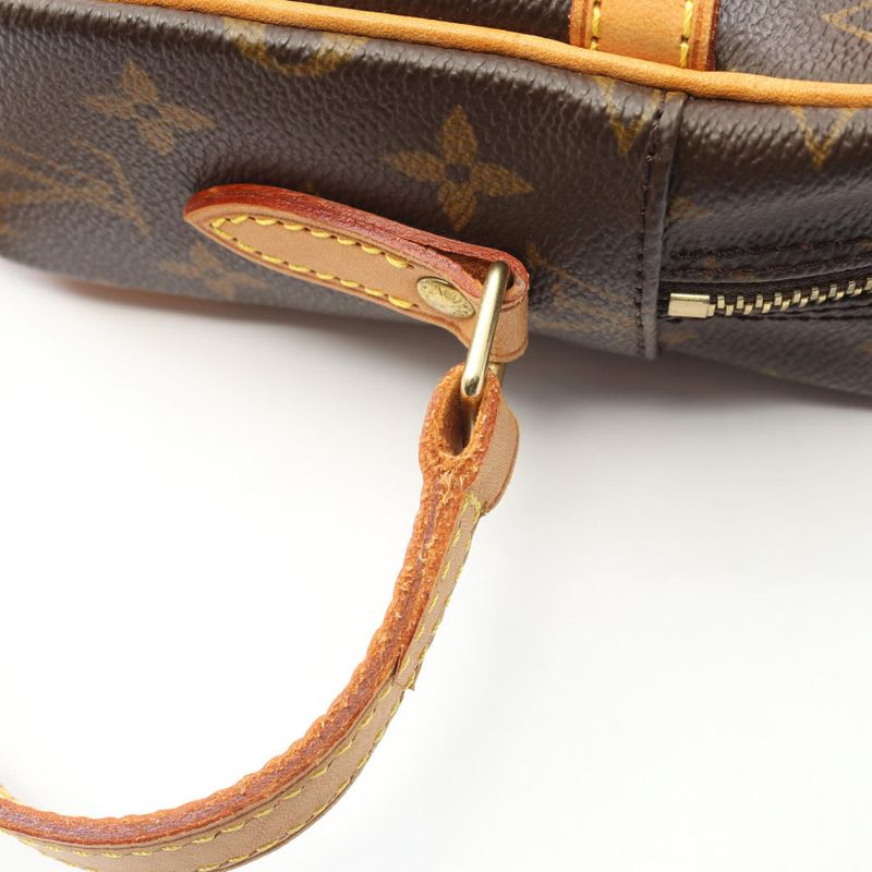 Louis Vuitton Shoulder Bag Trocadero 27 PVC Coated Canvas Leather