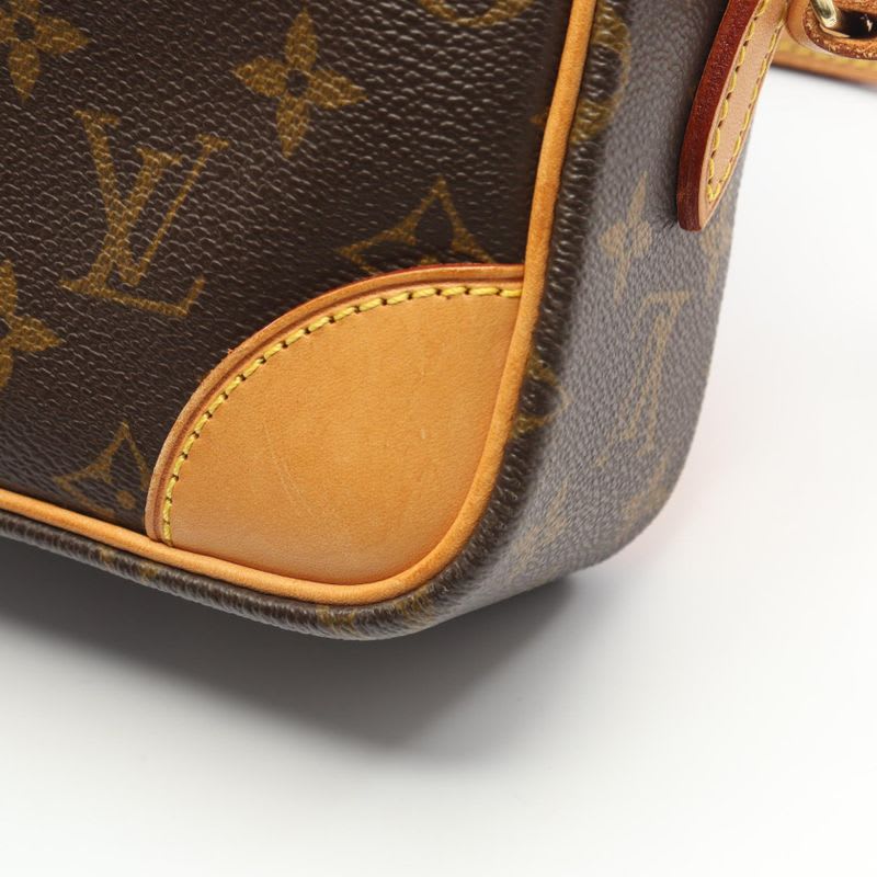 Louis Vuitton Shoulder Bag Trocadero 27 PVC Coated Canvas Leather