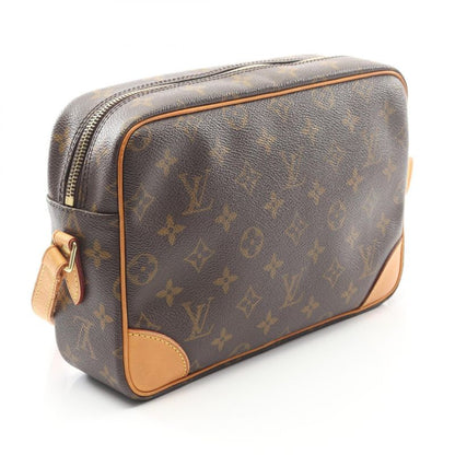Louis Vuitton Shoulder Bag Trocadero 27 PVC Coated Canvas Leather