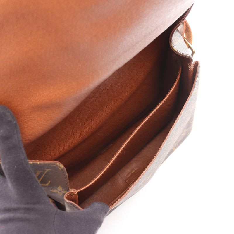 Louis Vuitton Shoulder Bag Cartesier GM PVC Coated Canvas Leather