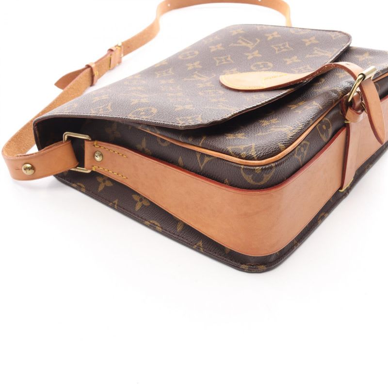Louis Vuitton Shoulder Bag Cartesier GM PVC Coated Canvas Leather