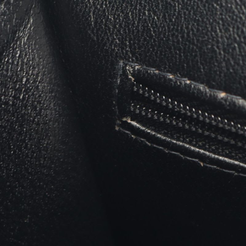 Chanel Tote Bag Black Lambskin Logo Handbag Ladies