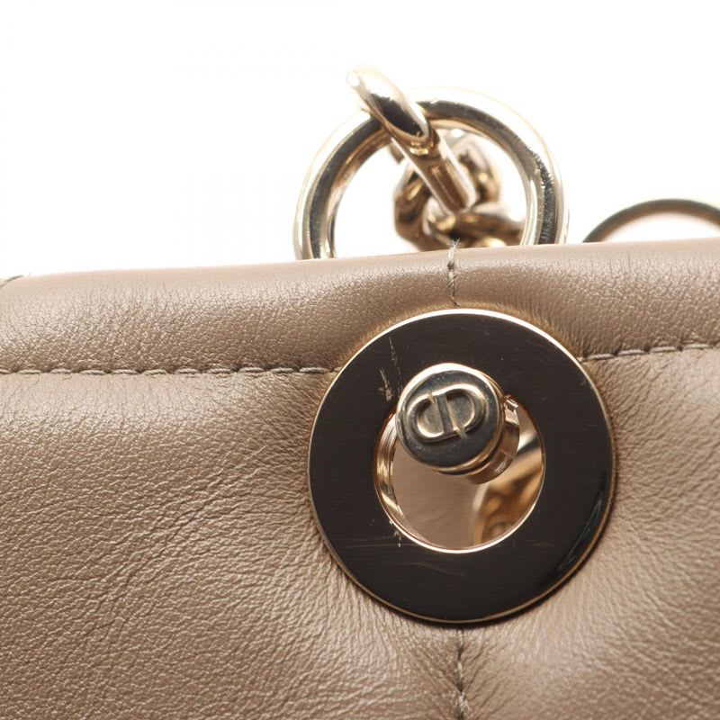 Dior Tote Bag Essential Medium Archicannage Grey Leather Archicanage