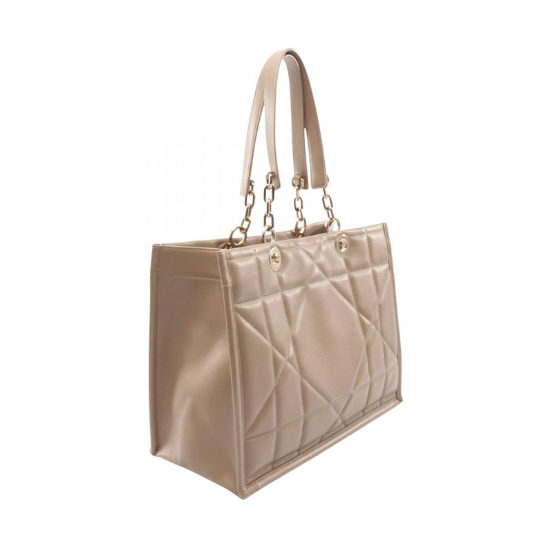 Dior Tote Bag Essential Medium Archicannage Grey Leather Archicanage