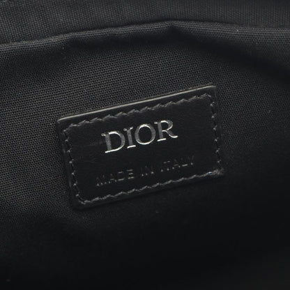 Dior CD Diamond Black Leather Saddle