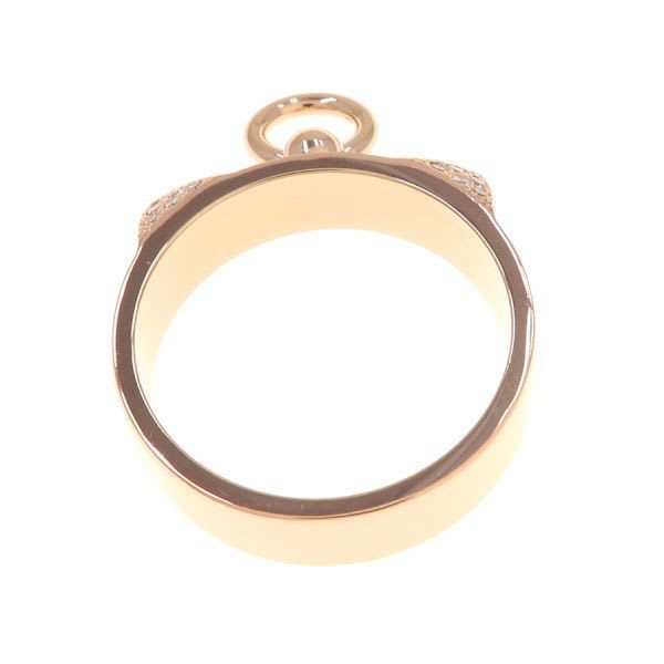 Hermes Collier de Chien Diamond Ring Pm#51